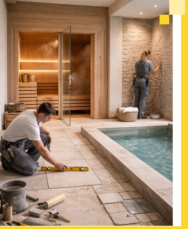 Комплексный дизайн и отделка интерьеров SPA под ключ в Новосибирске